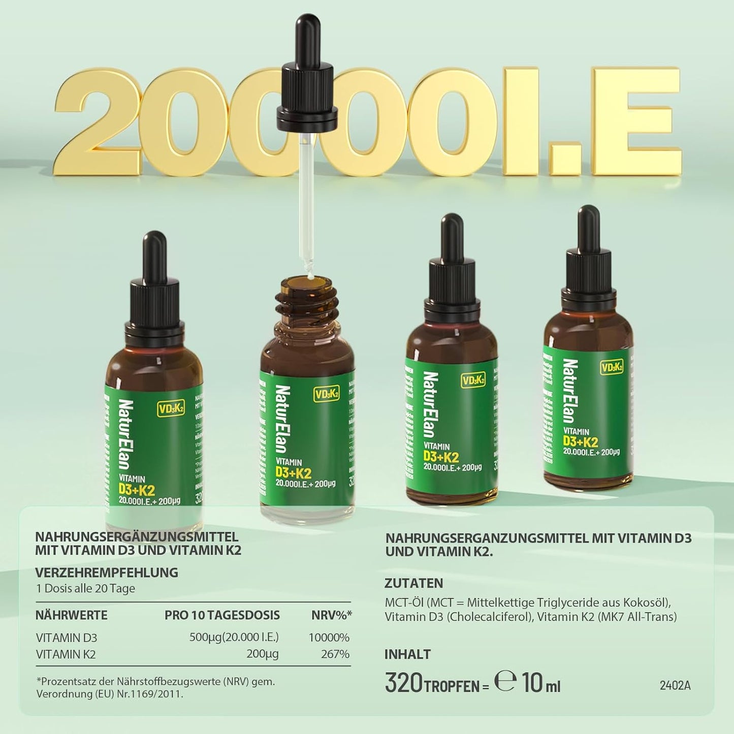 Vitamin D3+K2 Tropfen