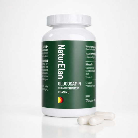Glucosamin Chondroitin MSM Vitamin C – 120 Kapseln | Vegan