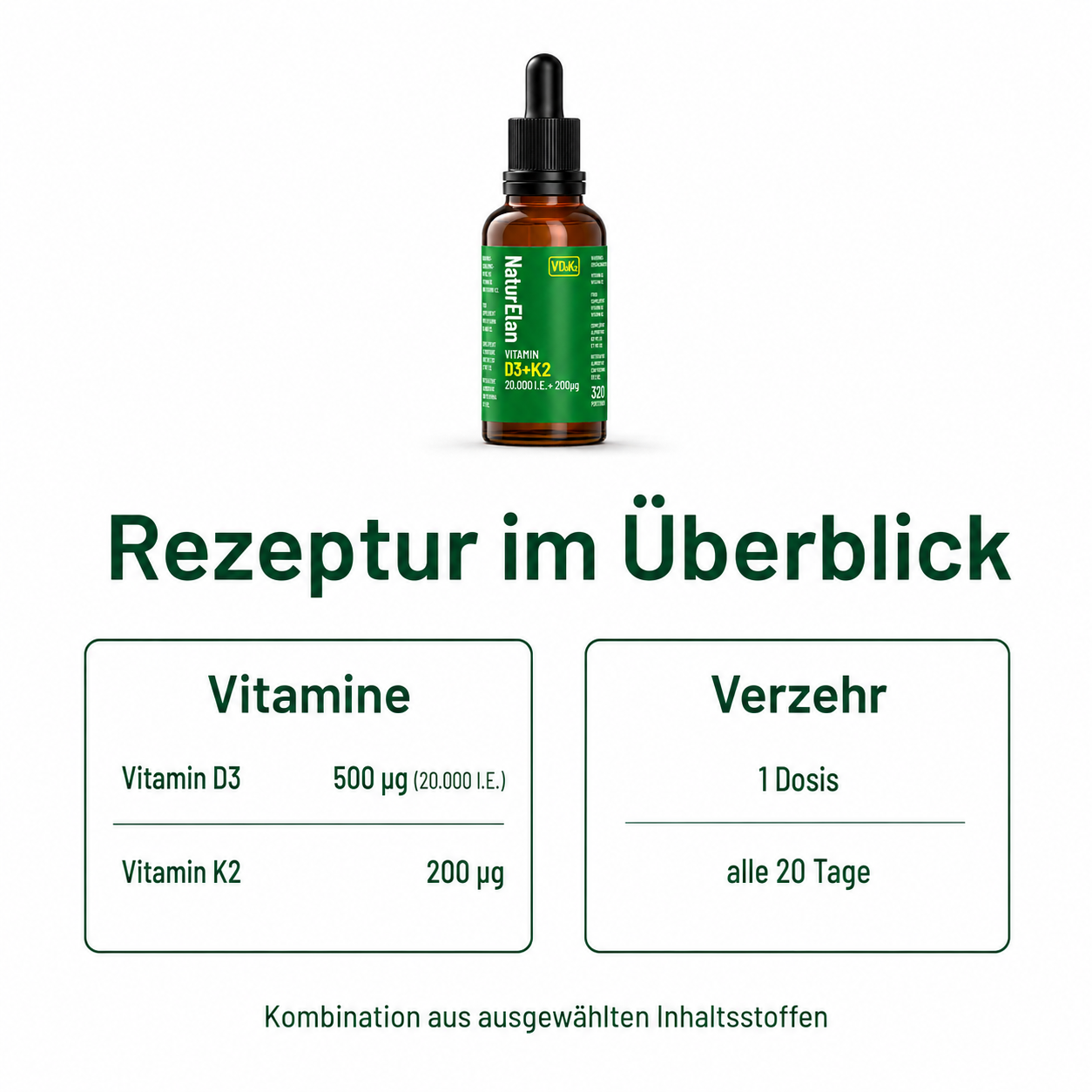 Vitamin D3+K2 Tropfen