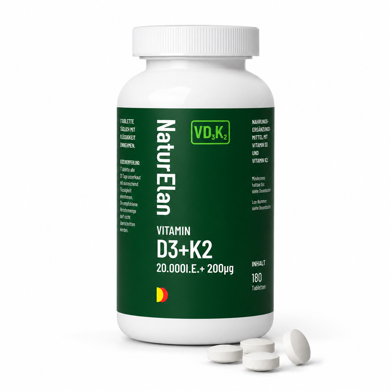Vitamin D3+K2 Kapseln