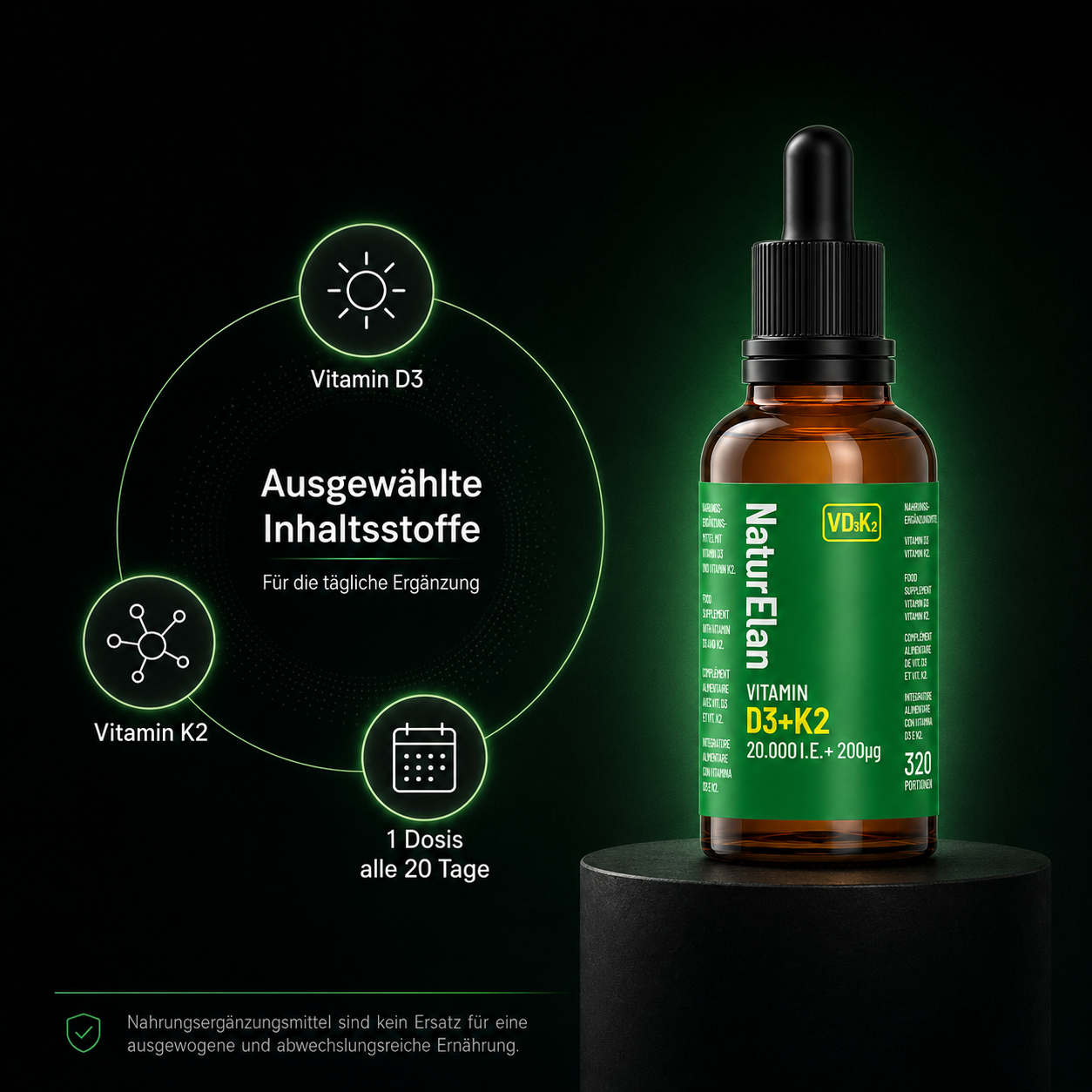 Vitamin D3+K2 Tropfen