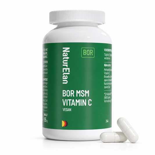 BOR MSM Vitamin C – 120 Kapseln | Vegan